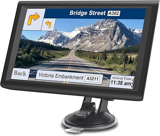 LONGRUF Truck GPS Navigator With 9 Inch Screen
