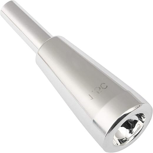 Mxfans Trumpet Mouthpiece Brass Silver-Plated