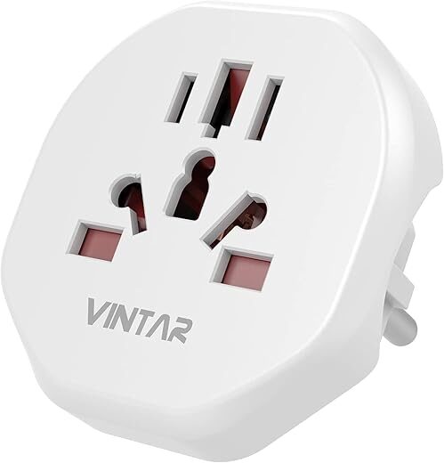 VINTAR Type E F Plug Adapter, US to EU
