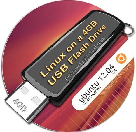 LinuxFreak Ubuntu 12.04 USB with CD & Guide