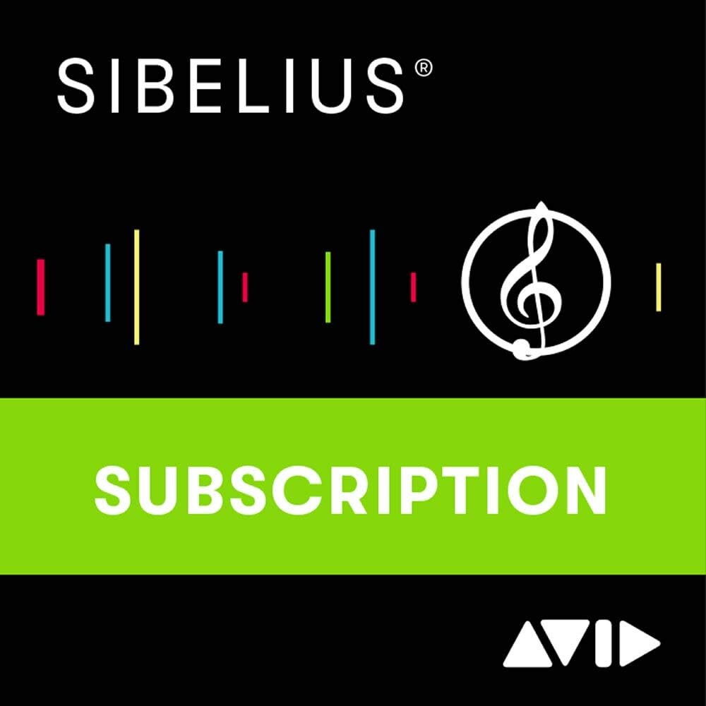 Avid Software Ultimate Music Notation Software Annual Subscription