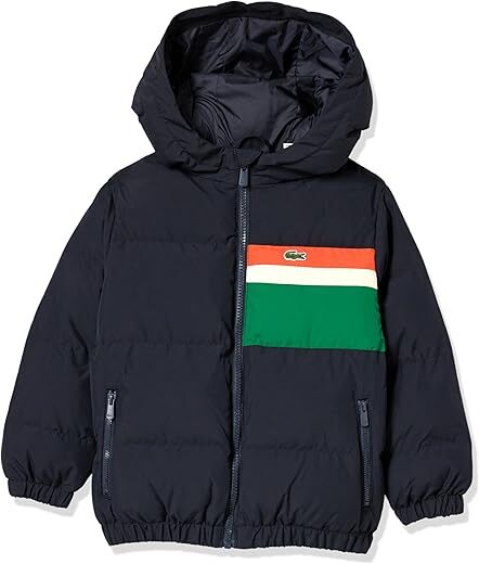 Lacoste Contrast Stripe Hooded Jacket
