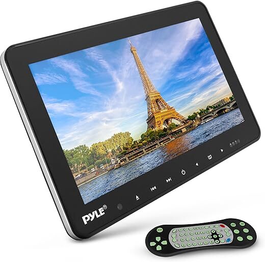 Pyle Universal Car Headrest Monitor – 10.5 Inch