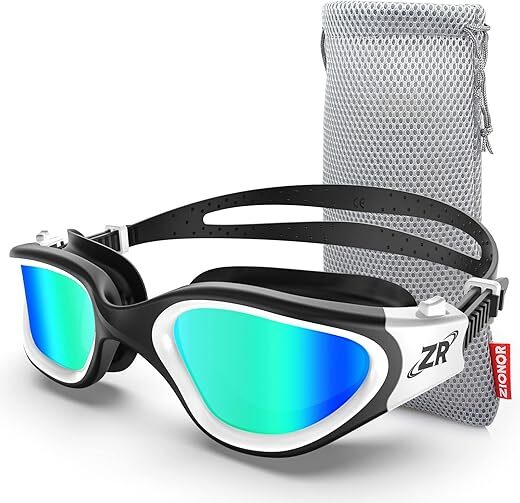 ZIONOR Upgraded Polarized Anti-fog Swim Goggles