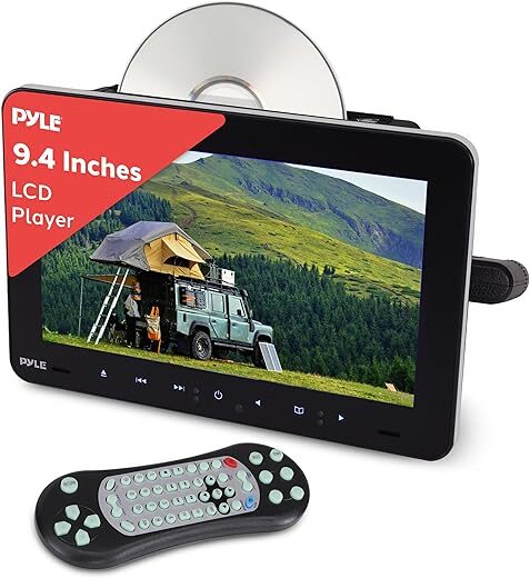 Pyle Vehicle Headrest Multimedia Disc Player – 9.4’’