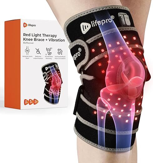LifePro Vibration & Infrared Light Therapy Knee Brace