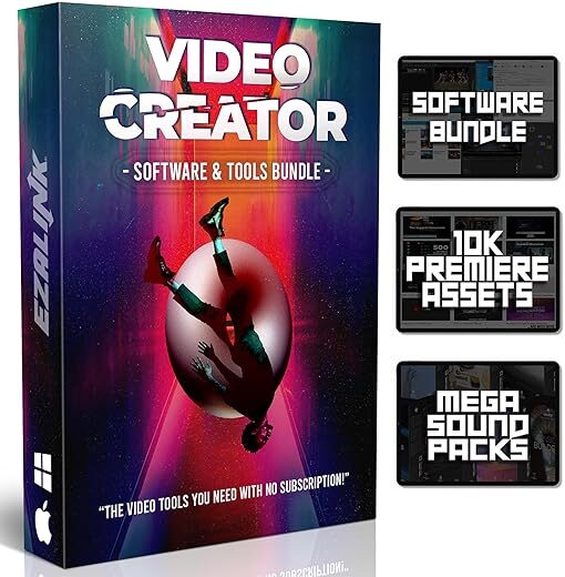 EZALINK Video Editing Pack: Editor, Downloader, Converter