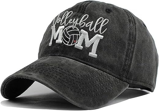 Waldeal Vintage Volleyball Mom Adjustable Cap