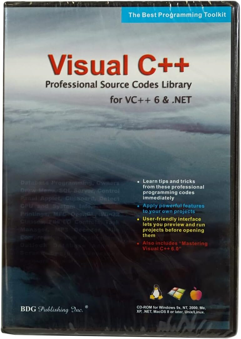 BDG Publishing Visual C++ Source Code for Windows/Mac