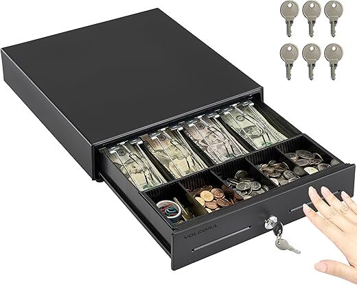 Volcora 13″ Manual POS Cash Drawer