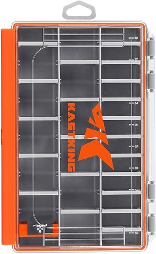 KastKing Waterproof Fishing Tackle Box with Dividers