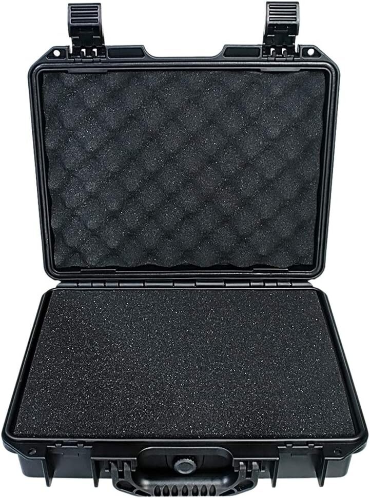 AxiGear Waterproof Hard Case With Foam Insert