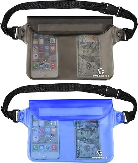 Freegrace Waterproof Pouches With Waist Strap