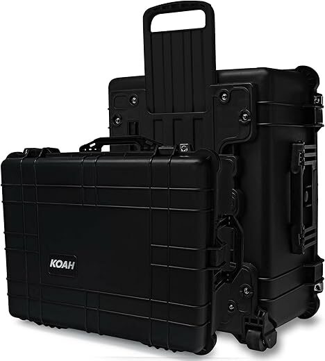 Koah Weatherproof Wheeled Hard Case For Gear