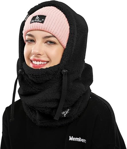Shy Velvet Wind-Resistant Winter Fleece Ski Mask