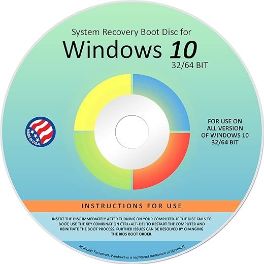 Ralix Windows 10 Recovery and Repair DVD