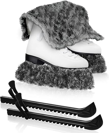 ShinyRelief Winter Ice Skate Guards & Towel Set