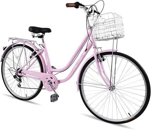 Ktaxon Women’s Beach Cruiser Bike with Derailleur