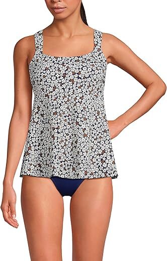 Lands’ End Women’s Flutter Tankini Top