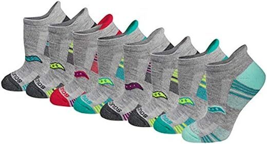 Saucony Women’s RunDry Performance Heel Tab Socks