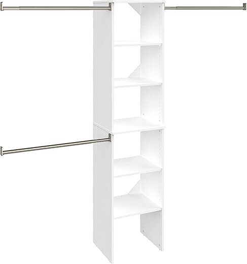 ClosetMaid Wood Closet Organizer Kit with Tower