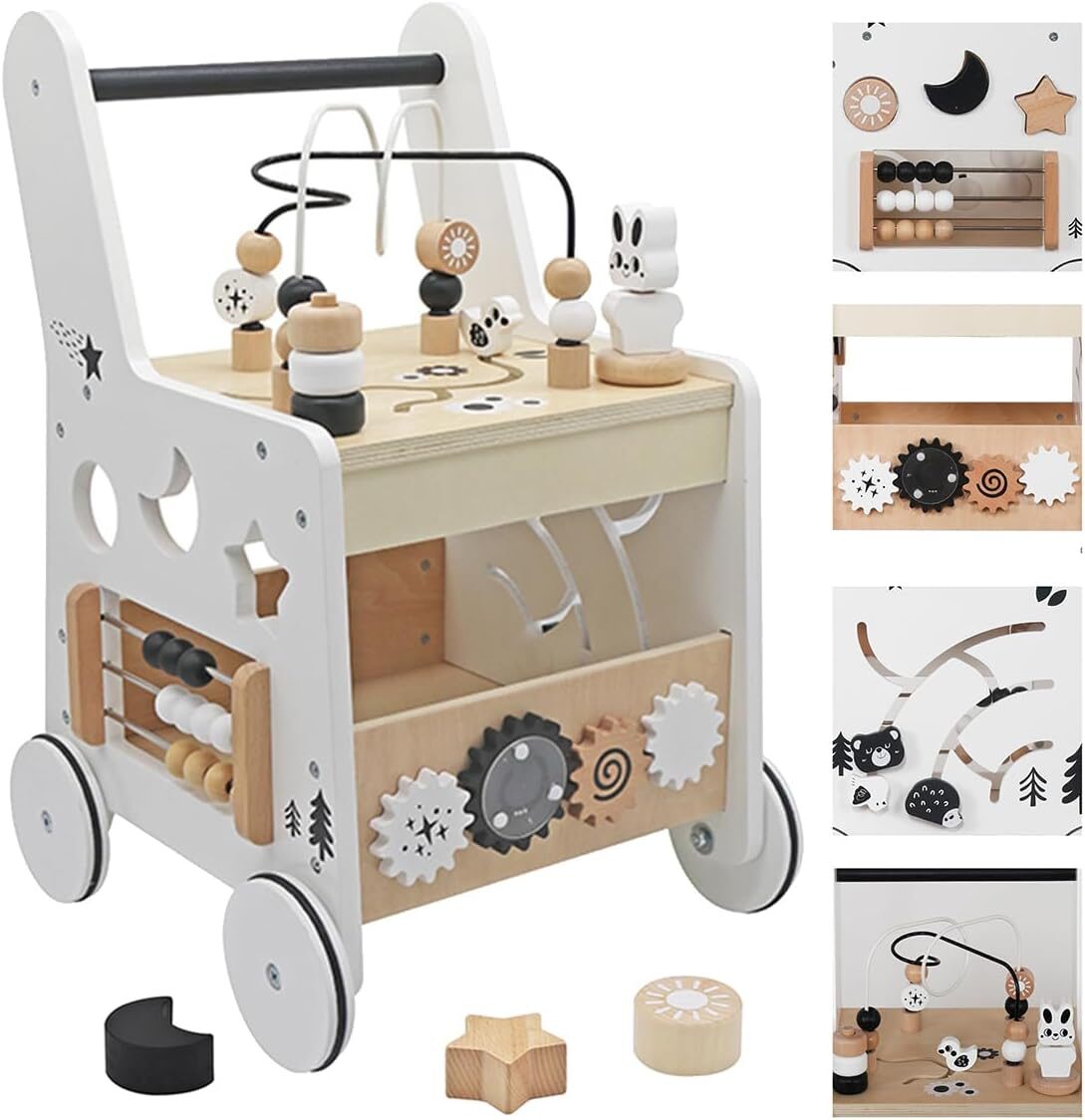 touch us Wooden Baby Walker Activity Cubes